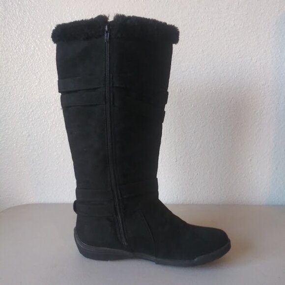 Hot Cakes Buffy women's size 8.5W black knee high boots - Picture 6 of 12
